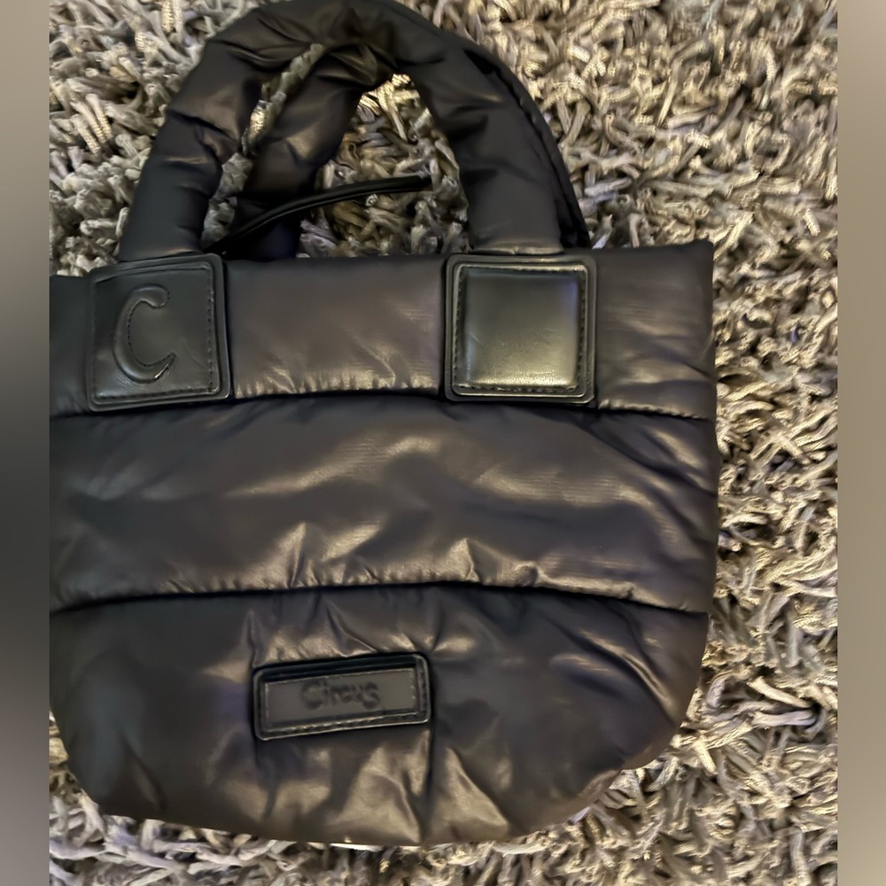 Chic Black Puffer Purse